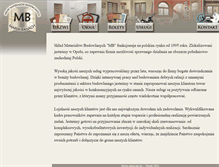 Tablet Screenshot of drzwi-okna-mb.pl